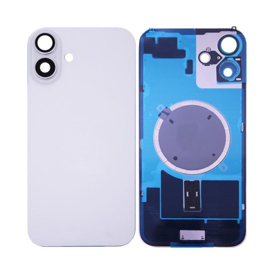 Back Cover+Camera Lens Apple iPhone 16 Plus White Back Cover+Camera Lens Apple iPhone 16 Plus White